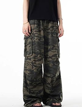 Amazon.com: FantasyGears Men's Camo Cargo Pants, Baggy